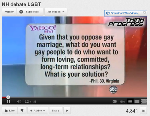 Gay Marriage Debate Questions 90
